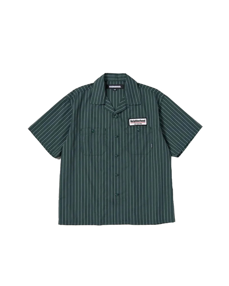 NEIGHBORHOOD-STRIPE WORK SHIRT SS-231TSNH-SHM06