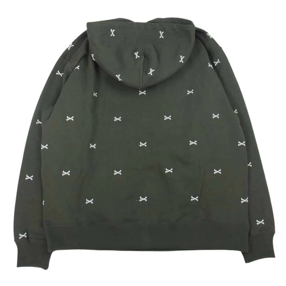 WTAPS CROSSBONES HOODIE OLIVE DRAB - 222ATDT-CSM26 – HEADQUARTER