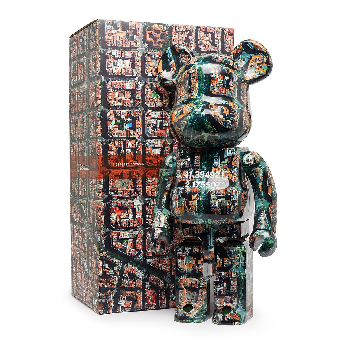 MEDICOM TOY - BEARBRICK OVERVIEW BARCELONA BENJAMIN GRANT 2 1000%