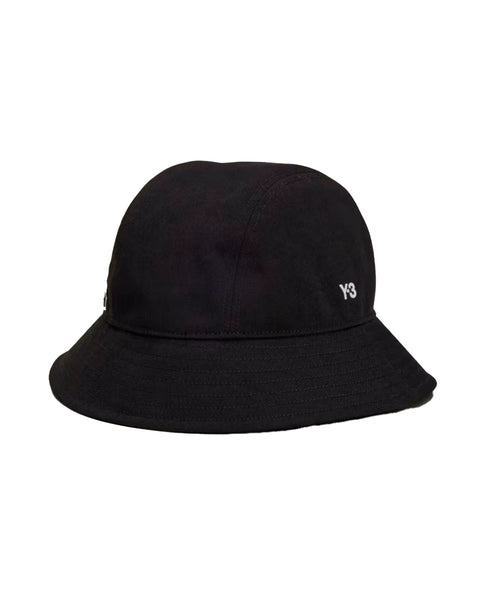 ADIDAS-Y-3 BUCKET HAT BLACK-IS5223