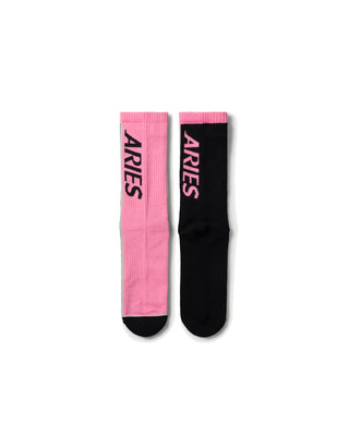 ARIES-CREDIT CARD SOCK-PINK-SUAR00044