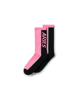 ARIES-CREDIT CARD SOCK-PINK-SUAR00044