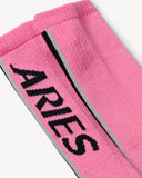 ARIES-CREDIT CARD SOCK-PINK-SUAR00044