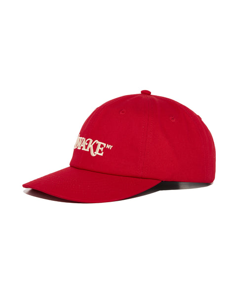 AWAKE NY-CLASSIC DAD HAT-RED-AWK-FW24-HT207