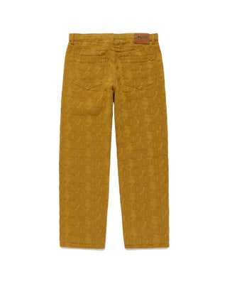 AWAKE NY-JACQUARD 100 JEANS-GOLD-AWK-FW24-DM001