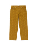 AWAKE NY-JACQUARD 100 JEANS-GOLD-AWK-FW24-DM001