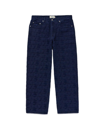 AWAKE NY-JACQUARD 100 JEANS-NAVY-AWK-FW24-DM001