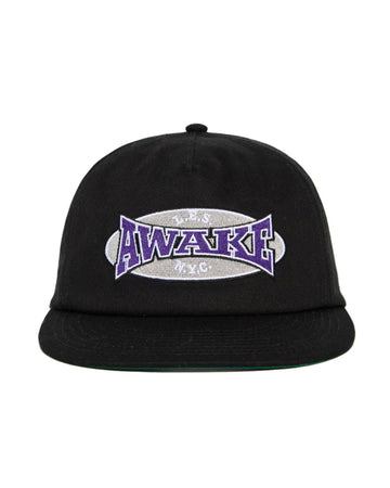 AWAKE NY-LES 5 PANEL HAT-BLACK-AWK-FW24-202