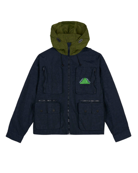 BRAIN DEAD-CROPPED HUNTING JACKET - NAVY