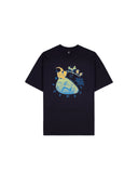 BRAIN DEAD-PETRIFIED MIND T-SHIRT - NAVY