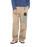 BRAIN DEAD-TWILL PATCHWORK CLIMBER PANT - TAN