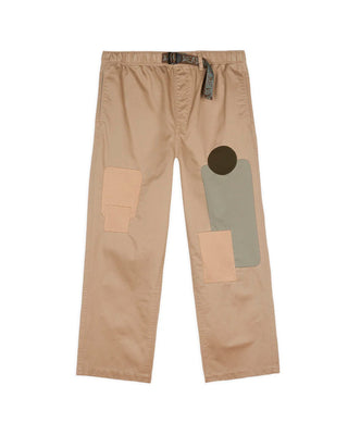 BRAIN DEAD-TWILL PATCHWORK CLIMBER PANT - TAN