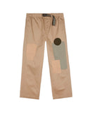 BRAIN DEAD-TWILL PATCHWORK CLIMBER PANT - TAN