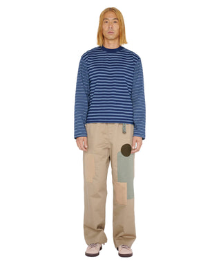 BRAIN DEAD-TWILL PATCHWORK CLIMBER PANT - TAN