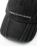 FENG CHEN WANG-DENIM BASEBALL CAP-BLACK-FUF18AC05