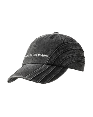 FENG CHEN WANG-DENIM BASEBALL CAP-BLACK-FUF18AC05