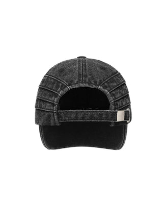 FENG CHEN WANG-DENIM BASEBALL CAP-BLACK-FUF18AC05