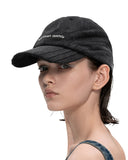 FENG CHEN WANG-DENIM BASEBALL CAP-BLACK-FUF18AC05