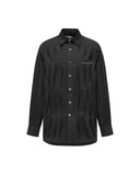 FENG CHEN WANG-PLEATED SHIRT-FUF18SR09