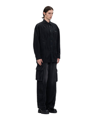 FENG CHEN WANG-PLEATED SHIRT-FUF18SR09