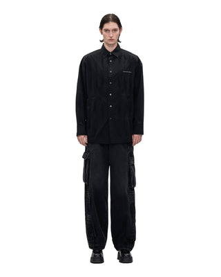 FENG CHEN WANG-PLEATED SHIRT-FUF18SR09