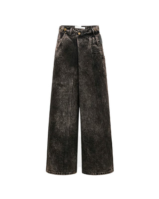 FENG CHEN WANG-WRAP FRONT JEANS-FUF18TR08