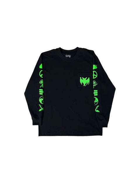 HQTR X CMÑS TEE LS GREEN