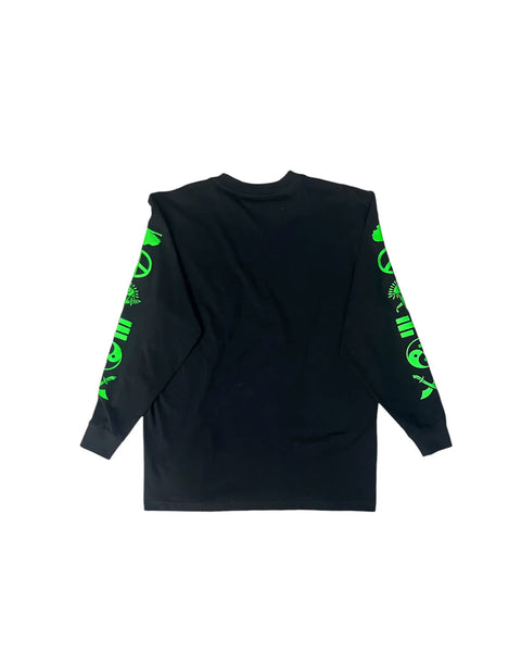 HQTR X CMÑS TEE LS GREEN