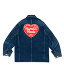 HUMAN MADE-DENIM COVERALL JACKET-HM28JK002