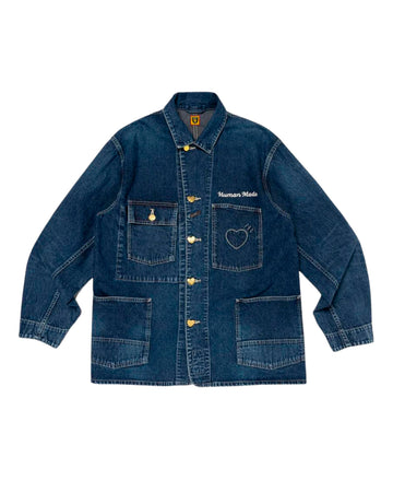 HUMAN MADE-DENIM COVERALL JACKET-HM28JK002