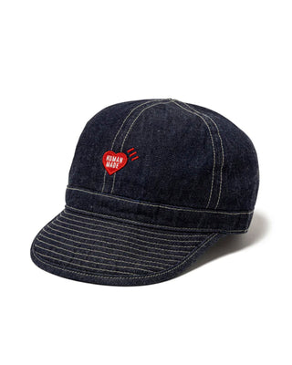 HUMAN MADE-DENIM WORK CAP-INDIGO-HM28GD034