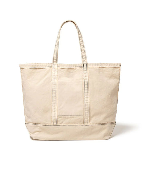 HUMAN MADE-GARMENT DYED TOTE BAG-WHITE-HM27GD037