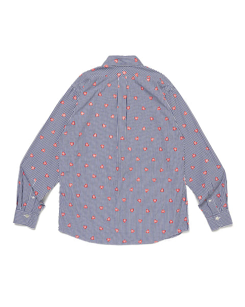 HUMAN MADE-HEART GINGHAM CHECK SHIRT-HM27SH008