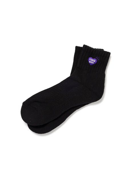 HUMAN MADE-PILE SHORT SOCKS-BLACK-HM29GD061