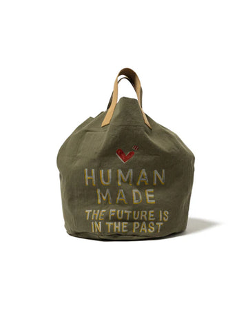 HUMAN MADE-TOTE BAG OLIVEDRAB-HM28GD013