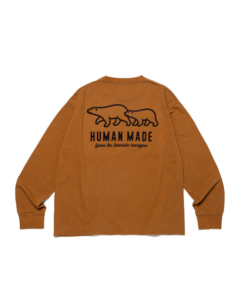 HUMAN MADE Wool Blended L/S T-Shirtファッション