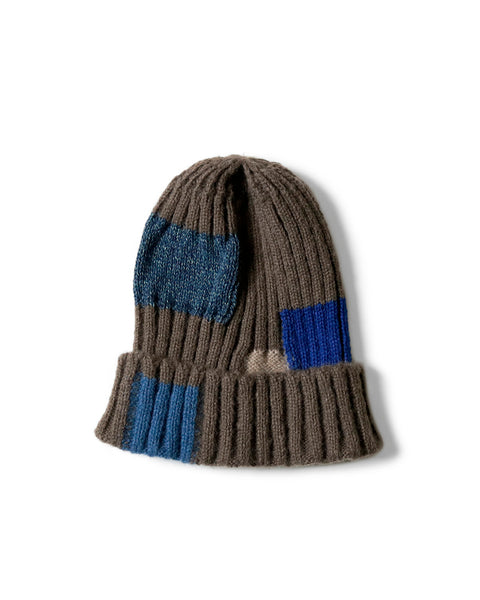 KAPITAL-5G WOOL TUGIHAGI KNIT CAP -NAVY-EK-1510XH