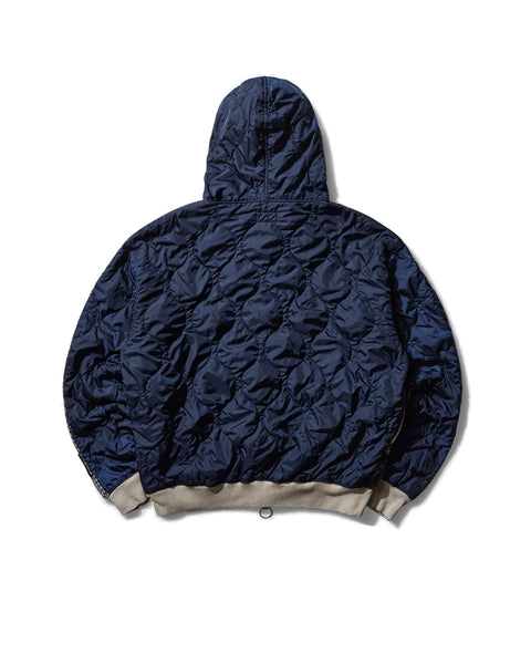 KAPITAL-FLEECE BANDANA RINT BIVOUAC HOODED JACKET-EK1321LCA