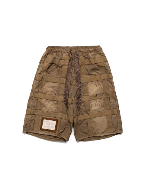 KAPITAL-PRISONER CRAFT TATTERSALL REMAKE SHORTS-K2405SP204