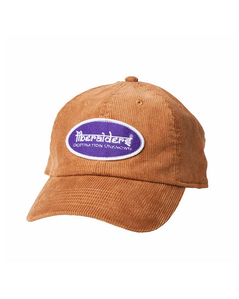 LIBERAIDERS-OVAL LOGO CORDUROY CAP-BEIGE