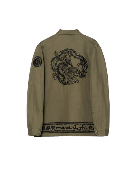 MAHARISHI-5237 THAR DRAGON UTILITY SHIRT