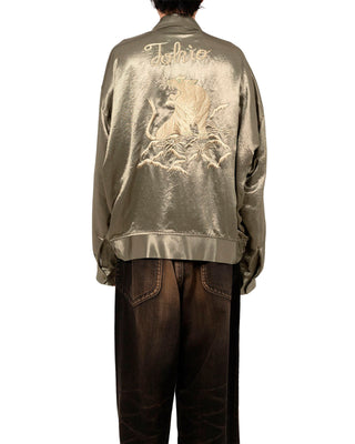 MAISON MIHARA YASUHIRO-COLLARED SOUVENIR JACKET-J14BL144