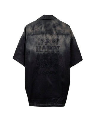 MAISON MIHARA YASUHIRO-EMBROIDERY BOWLING SHIRT-J14SH186