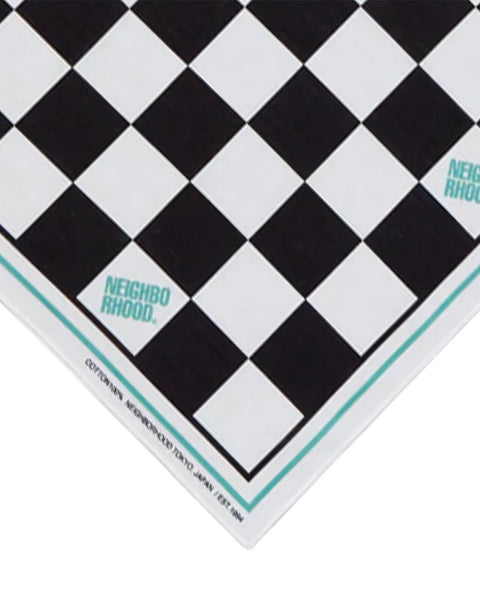 NEIGHBORHOOD-CHECKER BANDANA-MINT-241BXNH-AC02