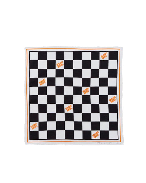 NEIGHBORHOOD-CHECKER BANDANA-ORANGE-241BXNH-AC02