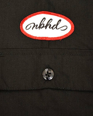 NEIGHBORHOOD-CLASSIC WORK SHIRT SS-BLACK-241TSNH-SHM02