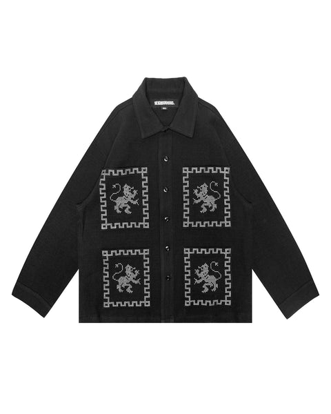 NEIGHBORHOOD-GT EMBROIDERY SHIRT-241AQNH-SHM08