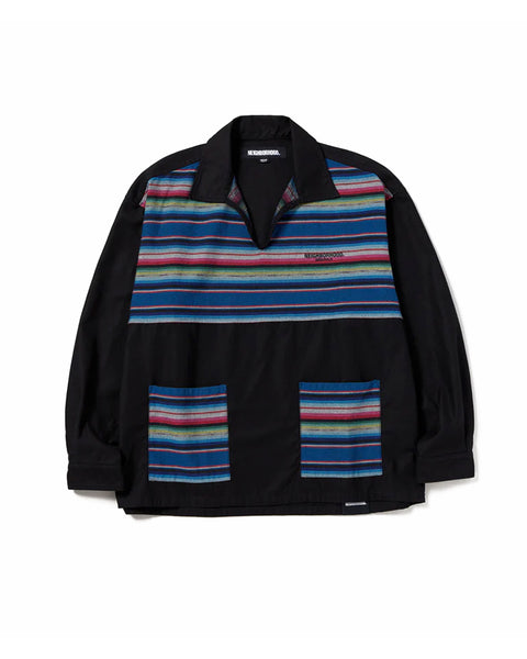 NEIGHBORHOOD-MEXICAN BORDER PULLOVER SHIRT LS-241AQNH-SHM10