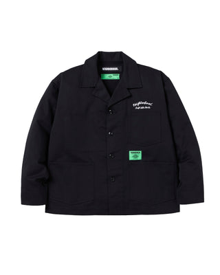 NEIGHBORHOOD-NH X DICKIES . COVERALL JACKET-BLK-242VFDKN-JKM02