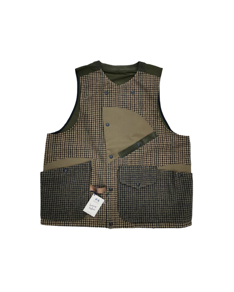 NORBIT-MOON TWEED 3 LAYERED VEST-HNVT-038